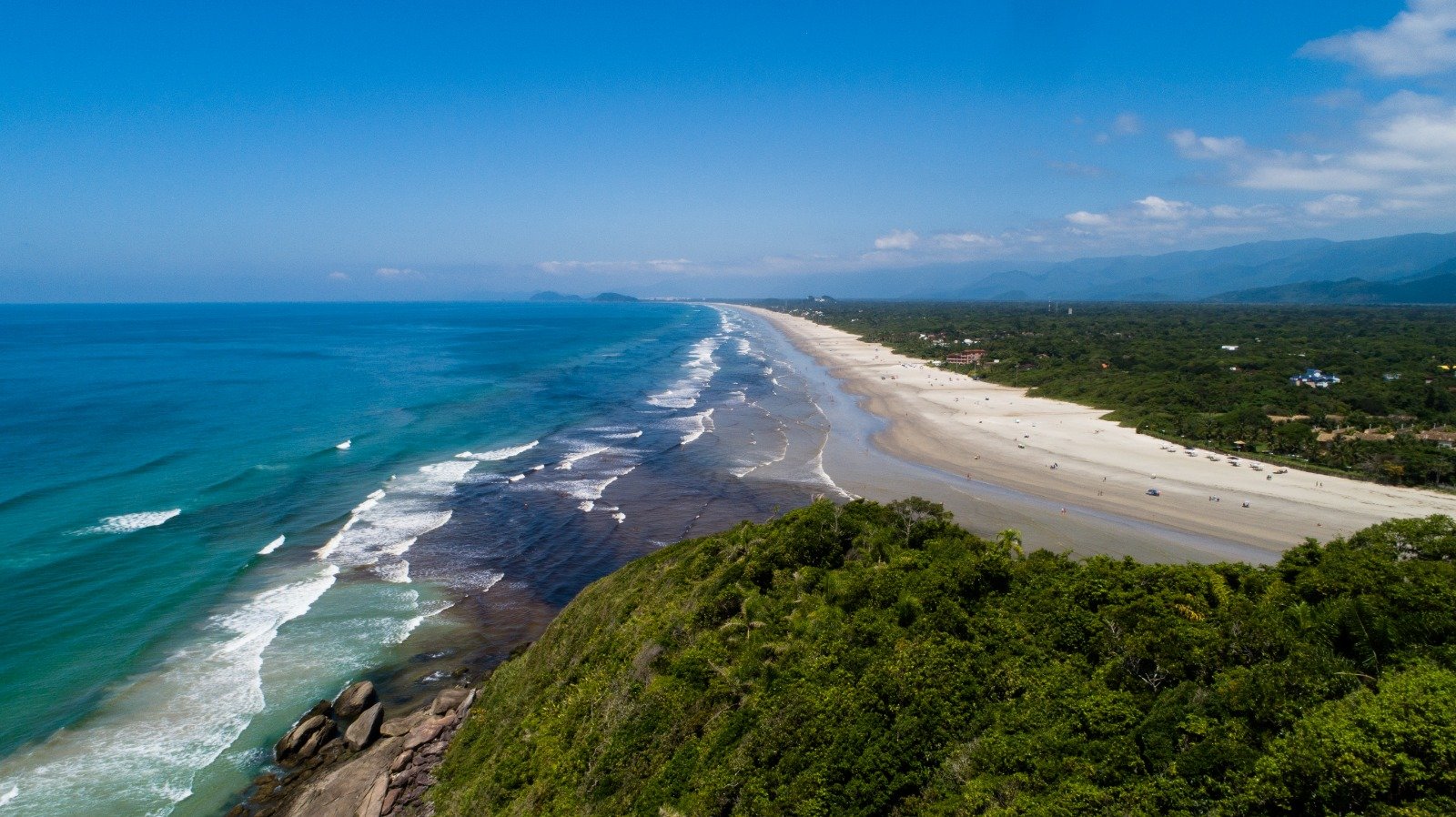 Praia de Guaratuba em Bertioga